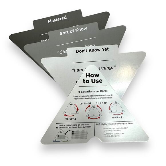 Flash Cards Math Skills Practice Test Prep Subtraction Division Multiplication - Picture 5 of 5